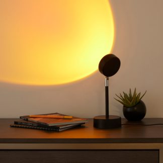 An Image of Sunset Table Lamp Black