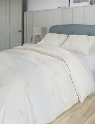 An Image of M&S Pure Cotton Dragonfly Embroidered Bedding Set