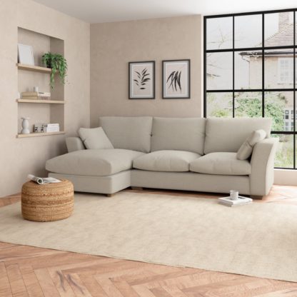 An Image of Blakeney Cosy Marl Corner Sofa Bed Cosy Marl Camel