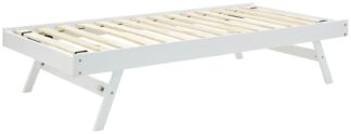 An Image of GFW Madrid Single Wooden Trundle - White