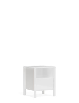 An Image of M&S Loxton Gloss Bedside Table