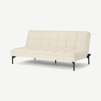 An Image of Hallie Sofa Bed, White Boucle
