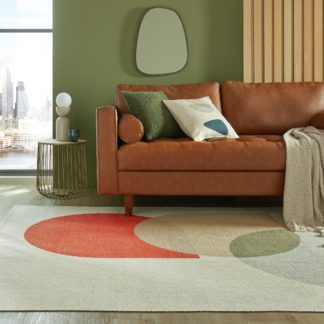 An Image of Elements Olle Cotton Flatweave Rug MultiColoured