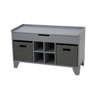 An Image of Huntingdon Hallway Storage Ottoman Grey