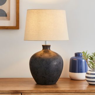 An Image of Santiago Table Lamp Black