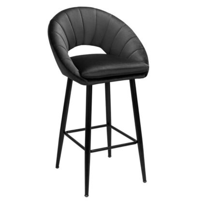 An Image of Margot Bar Stool - Black