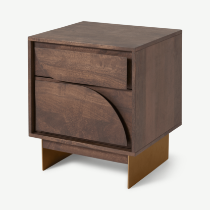 An Image of Keala Bedside Table, Mango Wood