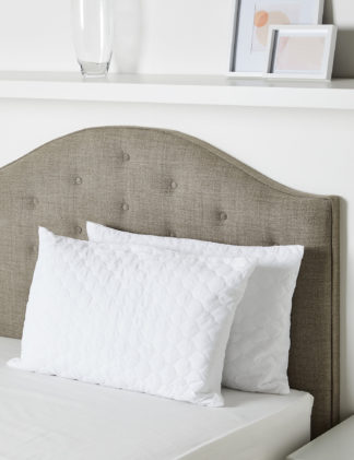 An Image of M&S 2 Pack Cosy & Light Firm Pillows