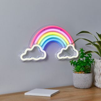 An Image of Rainbow Neon Sign MultiColoured