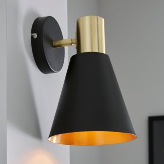 An Image of Santi Wall Light Black