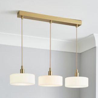 An Image of Amelie 3 Light Bar Fitting Gold