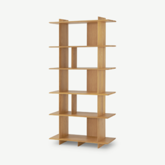 An Image of Norell Shelving Unit, Oak