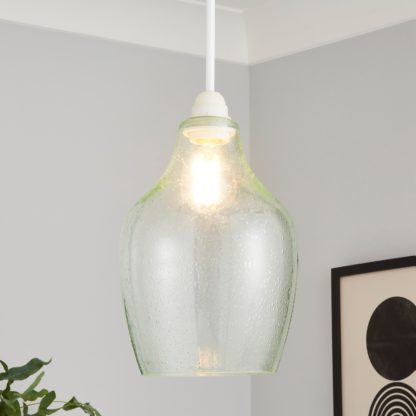 An Image of Bubble Glass Easy Fit Shade