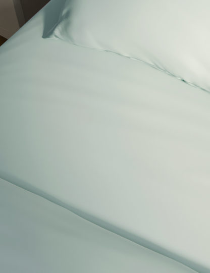 An Image of M&S Pure Cotton 300 Thread Count Deep Fitted Sheet