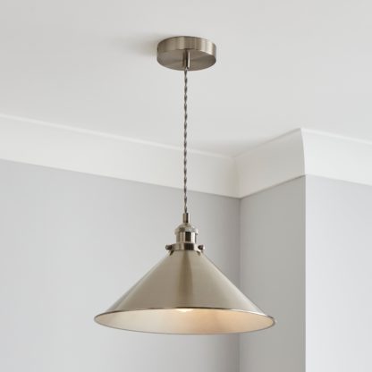 88497a11451cac8c4d131c4e3798ffdd95db4417ca87edd8fccd0ecd6018182a.jpg An Image of Logan 1 Light Ceiling Fitting Brown