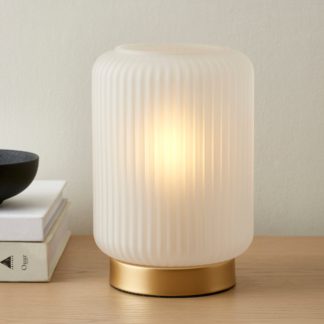 An Image of Melody Pad Gold Table Lamp Gold