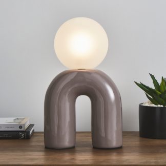 An Image of Elements Lahti Table Lamp Graphite (Grey)