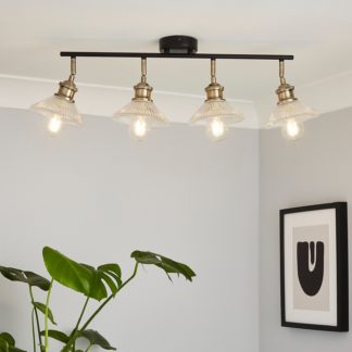 An Image of Edale 4 light Flush Ceiling Light