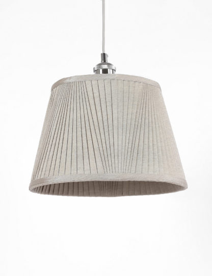 An Image of M&S Faux Silk Pleated Shade