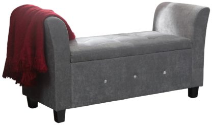 An Image of GFW Verona Window Fabric Seat - Silver