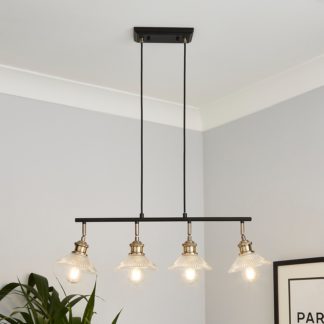 An Image of Edale 4 light Diner Bar Pendant