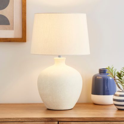 An Image of Santiago Table Lamp Black