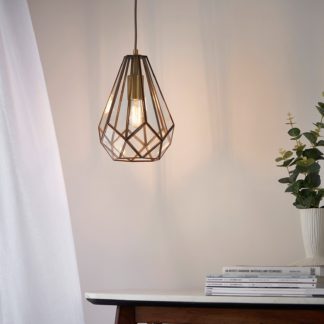 An Image of Polly Pendant Light - Antique Brass