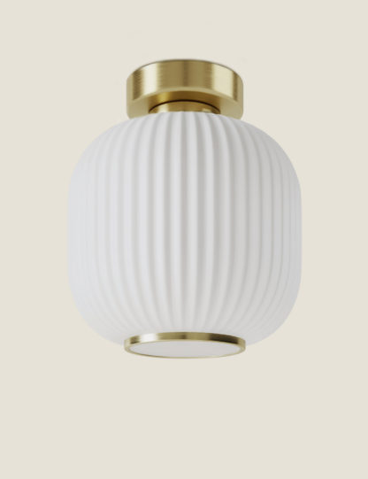 An Image of M&S Amelia Flush Ceiling Light