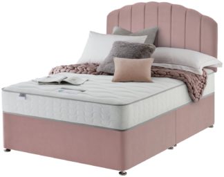 An Image of Silentnight Middleton 800 Pkt Comfort Double Divan Bed- Pink