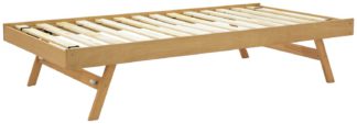 An Image of GFW Madrid Single Wooden Trundle - Oak