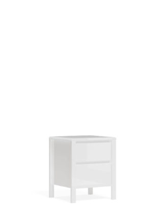 An Image of M&S Loxton Gloss Bedside Table