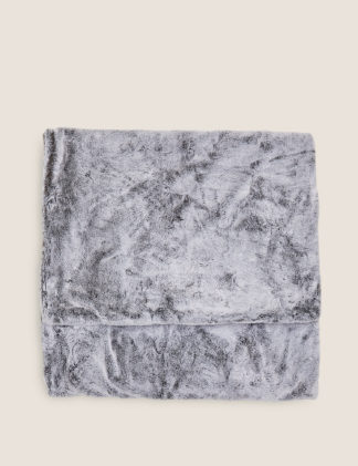 An Image of M&S Faux Fur Throw