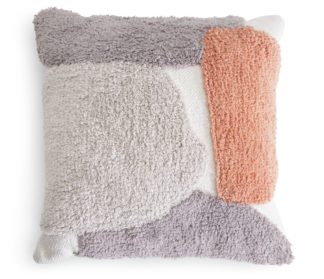 An Image of Habitat Sahara Tufted Wool Cushion - Multi - 45x45cm