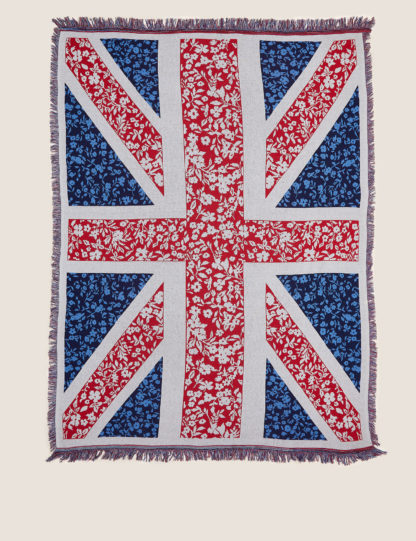 b0e25192b21b92be1a7ccee9593d2765542ec90db9ce2f92725c0fa287e29c27.jpg An Image of M&S Pure Cotton Union Jack Throw