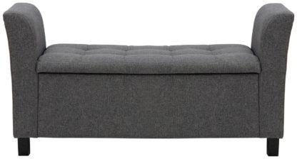 An Image of GFW Verona Window Fabric Seat - Charcoal