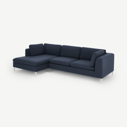 An Image of Monterosso Left Hand Facing Chaise End, Storm Blue