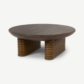 An Image of Kalaspel Coffee Table, Dark Mango Wood