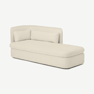 An Image of Maliri Day Bed, White Boucle
