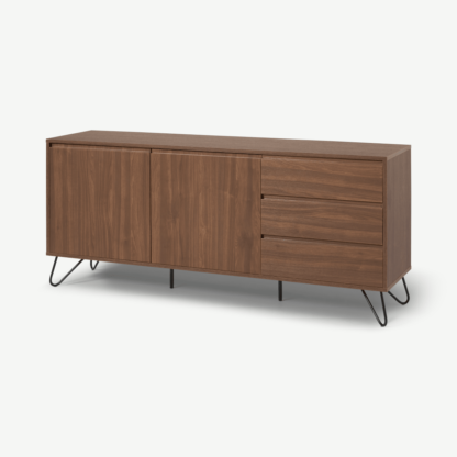 An Image of Elona Sideboard, Walnut Effect & Black