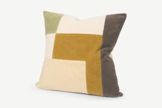 An Image of Noaz 100% Cotton Corduroy Cushion, 50 x 50 cm, Multi