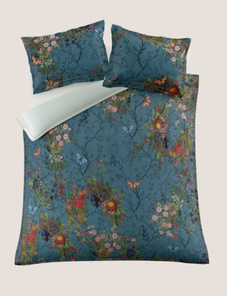 An Image of Timorous Beasties Pure Cotton Bloomsbury Garden Bedding Set