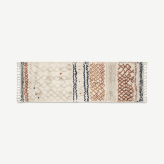 An Image of Drax Berber-Style Runner, 80 cm x 250 cm, Multi