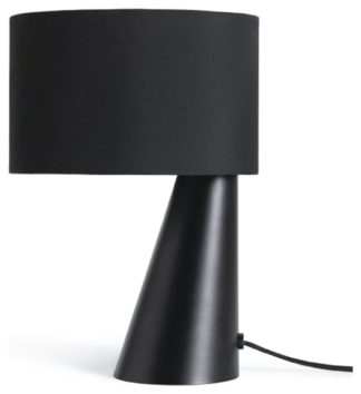 An Image of Habitat Abono Desk Lamp - Matt Black