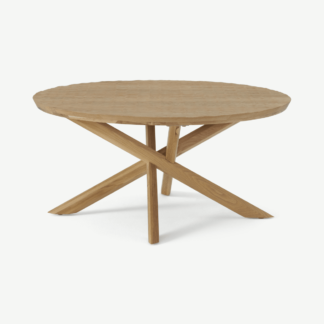 An Image of Abbon Coffee Table, Textured Oak