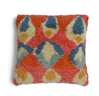 An Image of Habitat Tufted Savannah Cushion - Multi - 50x50cm