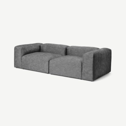 An Image of Livienne 3 Seater Sofa, Monochrome Weave