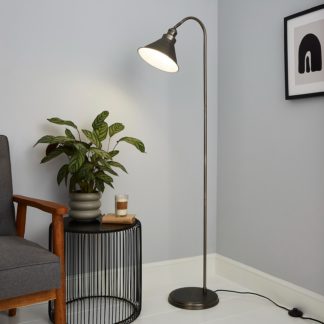 An Image of Didsbury Pewter Floor Lamp