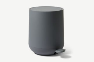 An Image of Zone Denmark Nova Pedal Bin, 3L, Matte Grey Steel