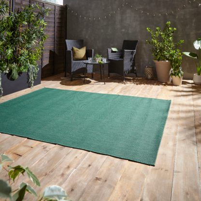 An Image of POP Outdoors Rug Blue