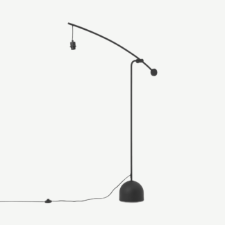 An Image of Strand Overeach Floor Lamp Base, Black